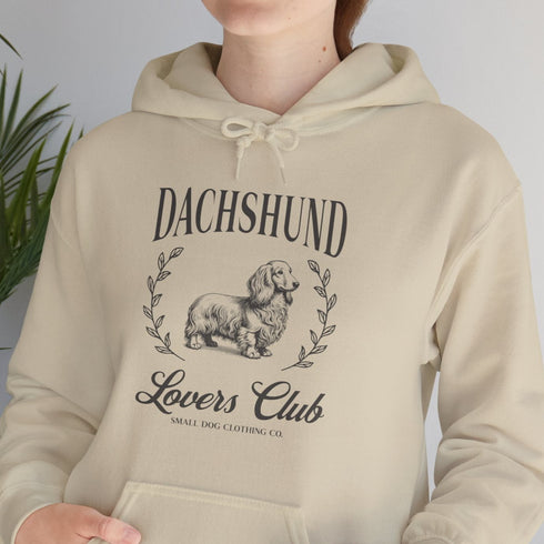 Longhaired Dachshund Hoodie for Women - Dachshund Lovers Club Hoodie