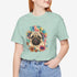 Pug Lover T-Shirt - Pug Mandala Shirt for Women