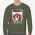 Funny Corgi Sweatshirt for Men - Corgizilla Crew Sweatshirt