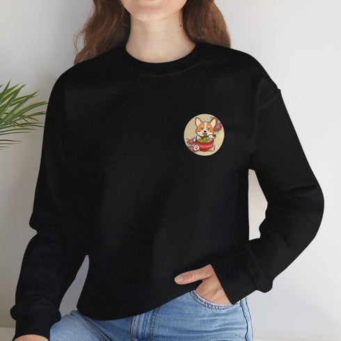 Corgi Sweatshirt for Women - Cute Kawaii Corgi Crew Sweatshirt