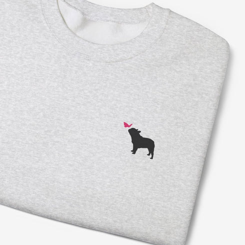 French Bulldog Sweatshirt for Women - Cute Frenchie Crew Sweatshirt
