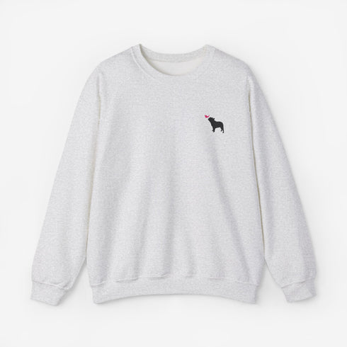 French Bulldog Sweatshirt for Women - Cute Frenchie Crew Sweatshirt
