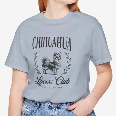 Longhaired Chihuahua Shirt for Women - Chihuahua Lovers Club Tee