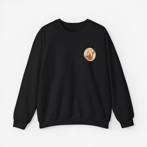Corgi Sweatshirt for Women - Cute Kawaii Corgi Crew Sweatshirt