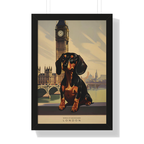 Dachshund Wall Art - Framed Poster - Dachshund Home Decor