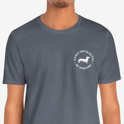 Dachshund T- Shirt for Men - Funny Dachshund Tee - Wiener Dog Shirt for Men