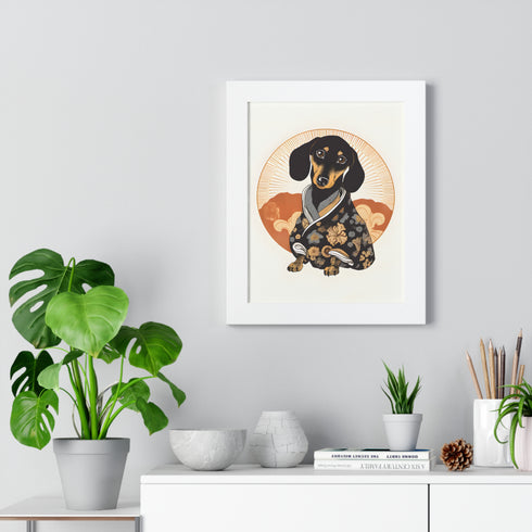 Dachshund Framed Poster - Dachshund Wall Art