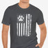American Flag Dog Dad Tee - Dog Dad Gift