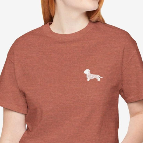 Wirehaired Dachshund Mandala - Dachshund Shirt for Women - Dachshund Mandala T- Shirt