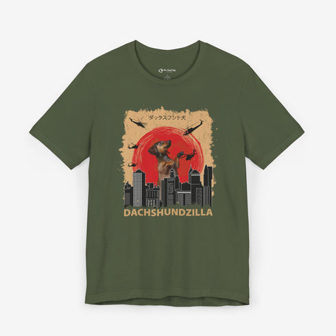 Dachshund Funny Dachshundzilla T-Shirt - Dachshund Shirt