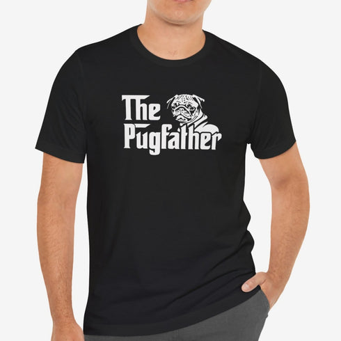 Pug Dad T-Shirt - The Pugfather - Pug Shirt for Men