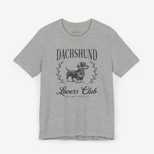 Wirehaired Dachshund Tee for Women - Dachshund Lovers Club Shirt
