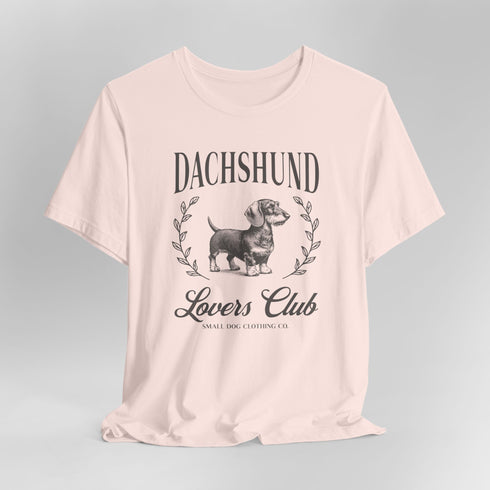 Wirehaired Dachshund Tee for Women - Dachshund Lovers Club Shirt