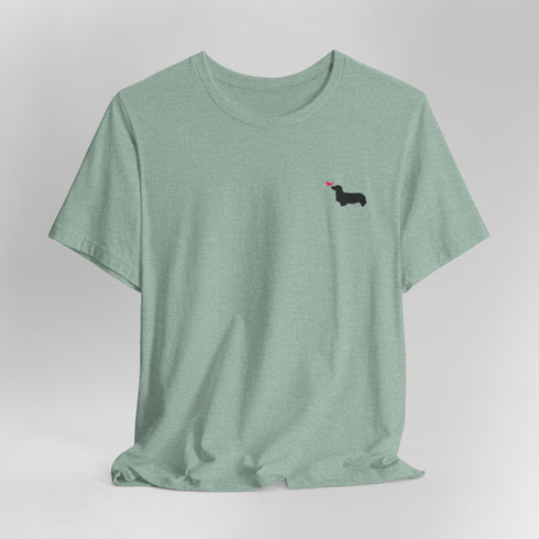 Longhaired Dachshund T- Shirt for Women