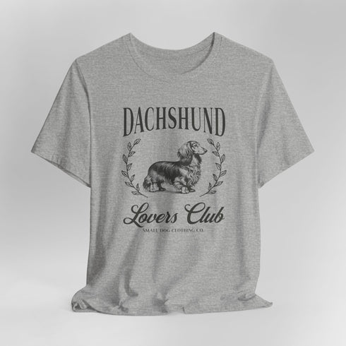 Longhaired Dachshund Tee for Women - Dachshund Lovers Club Shirt