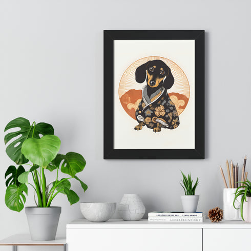 Dachshund Framed Poster - Dachshund Wall Art
