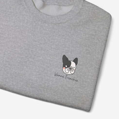 French Bulldog Sweatshirt for Women - Cute Frenchie Sweatshirt