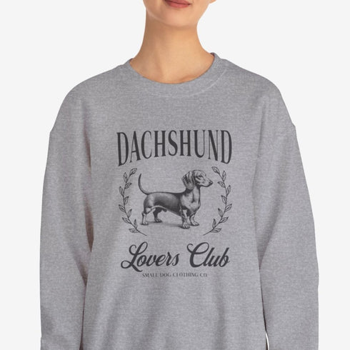 Dachshund Lovers Club Sweatshirt for Women - Crew Sweatshirt