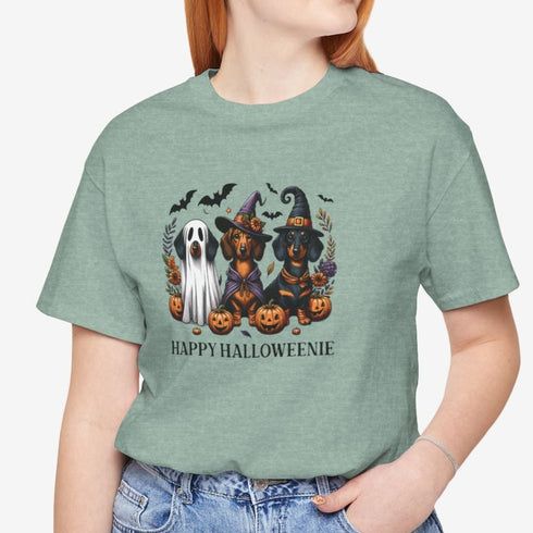 Dachshund Halloween Tee for Women