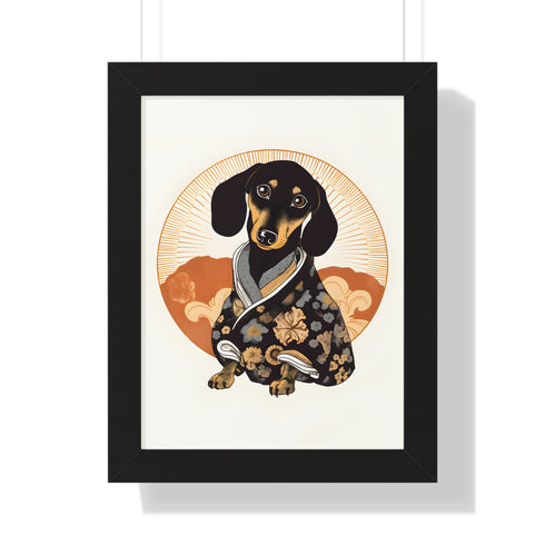 Dachshund Framed Poster - Dachshund Wall Art