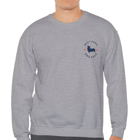 Corgi Sweatshirt for Men - Corgi Dad Sweatshirt for Men