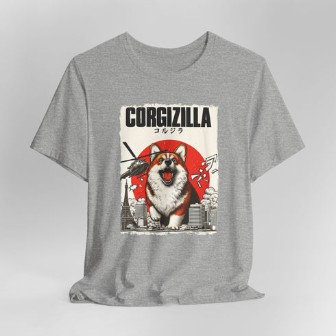 Corgi T-Shirt - Corgizilla Funny Corgi Shirt for Women