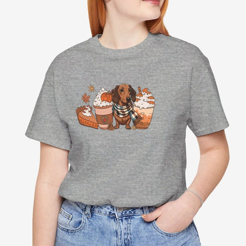 Dachshund Fall Tee - Dachshund Shirt for Women