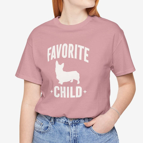 Corgi Mom Shirt - Favorite Child Dog Corgi Owner T-shirt