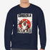 Funny Corgi Sweatshirt for Men - Corgizilla Crew Sweatshirt