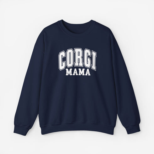 Corgi Sweatshirt for Women - Corgi Mom Crew Sweatshirt