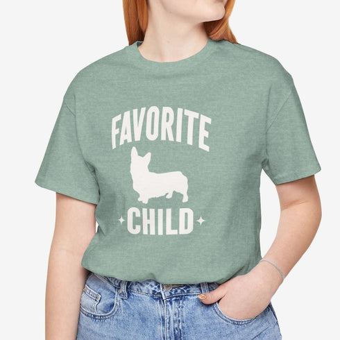Corgi Mom Shirt - Favorite Child Dog Corgi Owner T-shirt