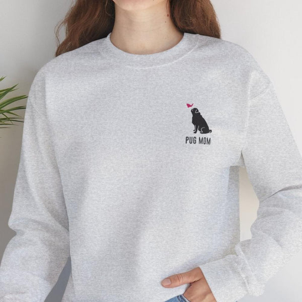 Pug Sweatshirt for Women - Pug Mom Sweatshirt