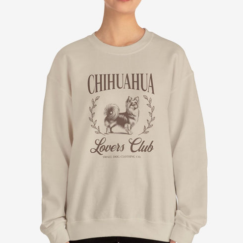 Longhaired Chihuahua Sweatshirt for Women