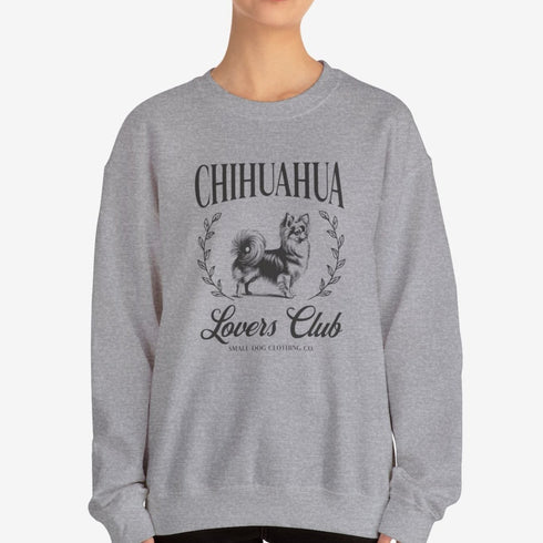 Longhaired Chihuahua Sweatshirt for Women
