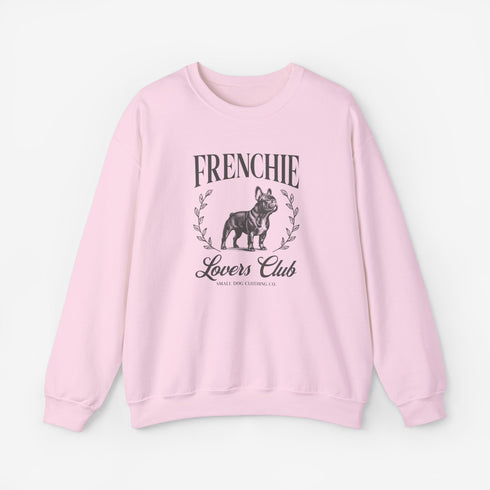 Black French Bulldog Sweatshirt for Women - Frenchie Lovers Club Sweatshirt