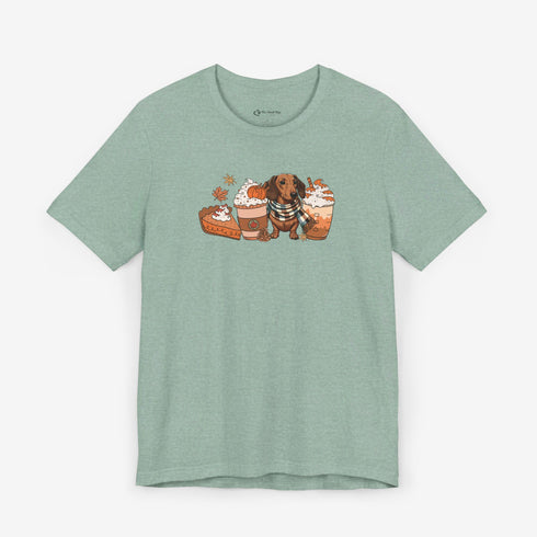 Dachshund Fall Tee - Dachshund Shirt for Women