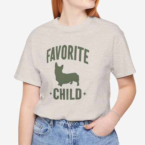 Corgi Mom Shirt - Favorite Child Dog Corgi Owner T-shirt