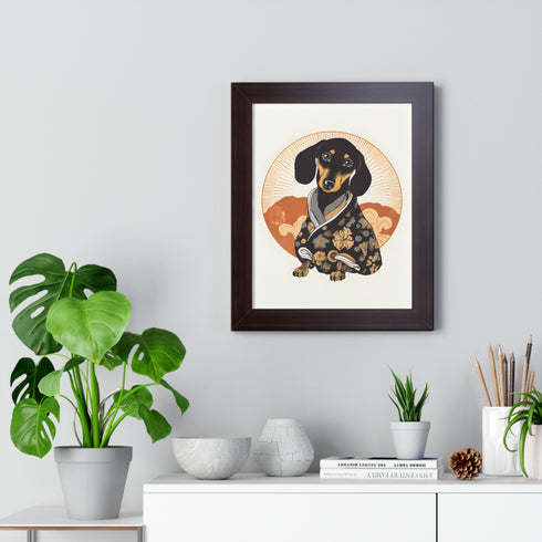 Dachshund Framed Poster - Dachshund Wall Art