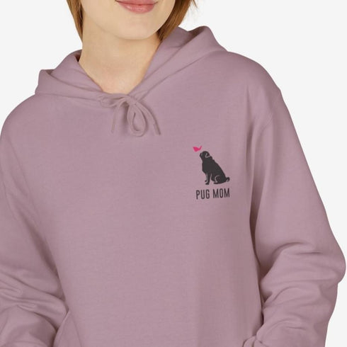 Pug Mom Hoodie for Women