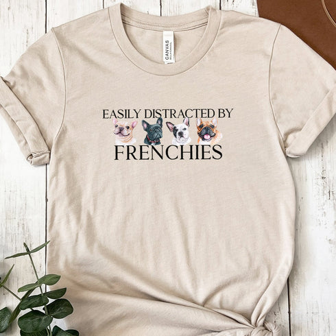 Frenchie T- Shirt - Funny French Bulldog Tee for Women