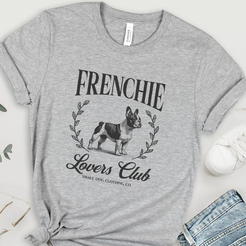 French Bulldog Shirt for Women - Frenchie Lovers Club Tee
