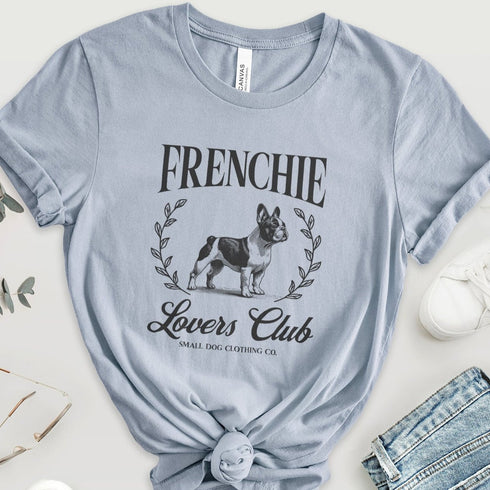 French Bulldog Shirt for Women - Frenchie Lovers Club Tee
