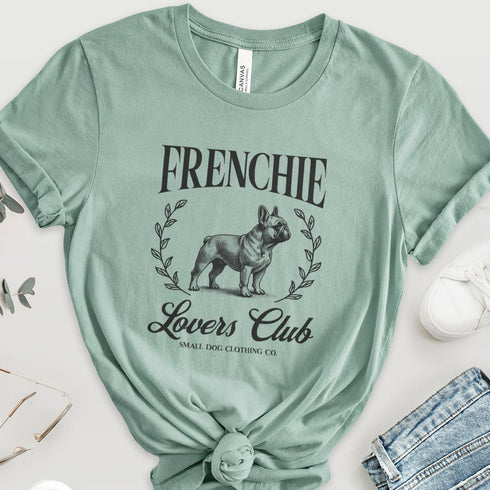 Frenchie Lovers Tee - French Bulldog Shirt for Women