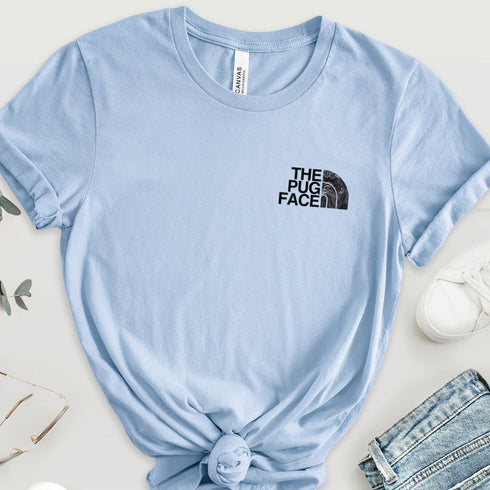 Black Pug Funny T- Shirt for Women - Pug Tee for Women