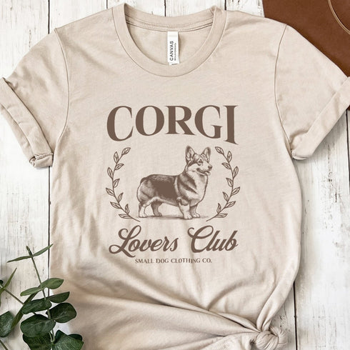 Corgi T-Shirt - Corgi Lovers Club - Corgi Shirt for Women