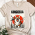 Corgi T-Shirt - Corgizilla Funny Corgi Shirt for Women