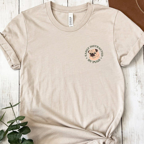 Pug Funny T- Shirt for Women - Pug Tee for Women