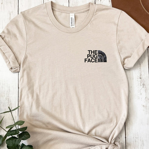 Black Pug Funny T- Shirt for Women - Pug Tee for Women