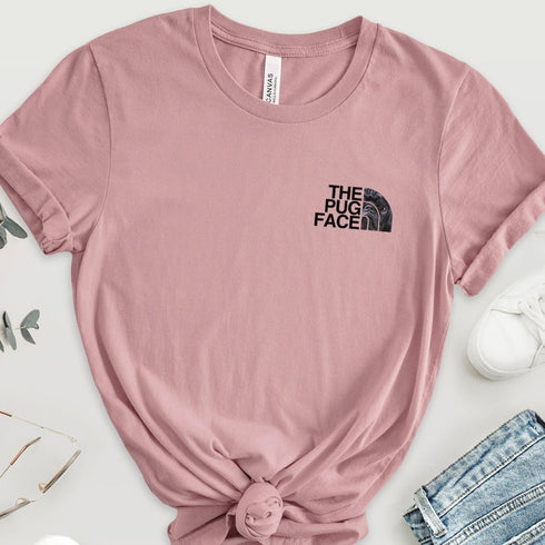 Black Pug Funny T- Shirt for Women - Pug Tee for Women