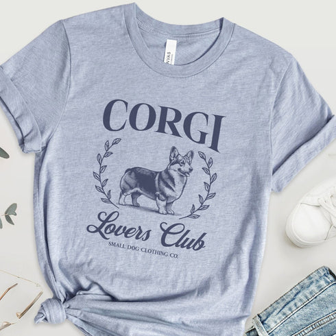 Corgi T-Shirt - Corgi Lovers Club - Corgi Shirt for Women